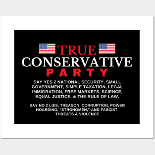 True Conservative (Former Republican) Posters and Art